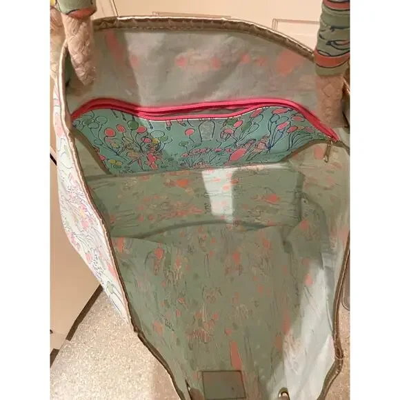 Lilly Pulitzer GUC-Pop Blue Beach Tote - Picture 7 of 8